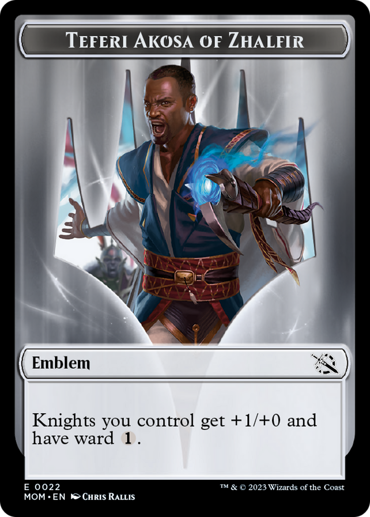 Teferi Akosa of Zhalfir Emblem [March of the Machine Tokens] | Devastation Store