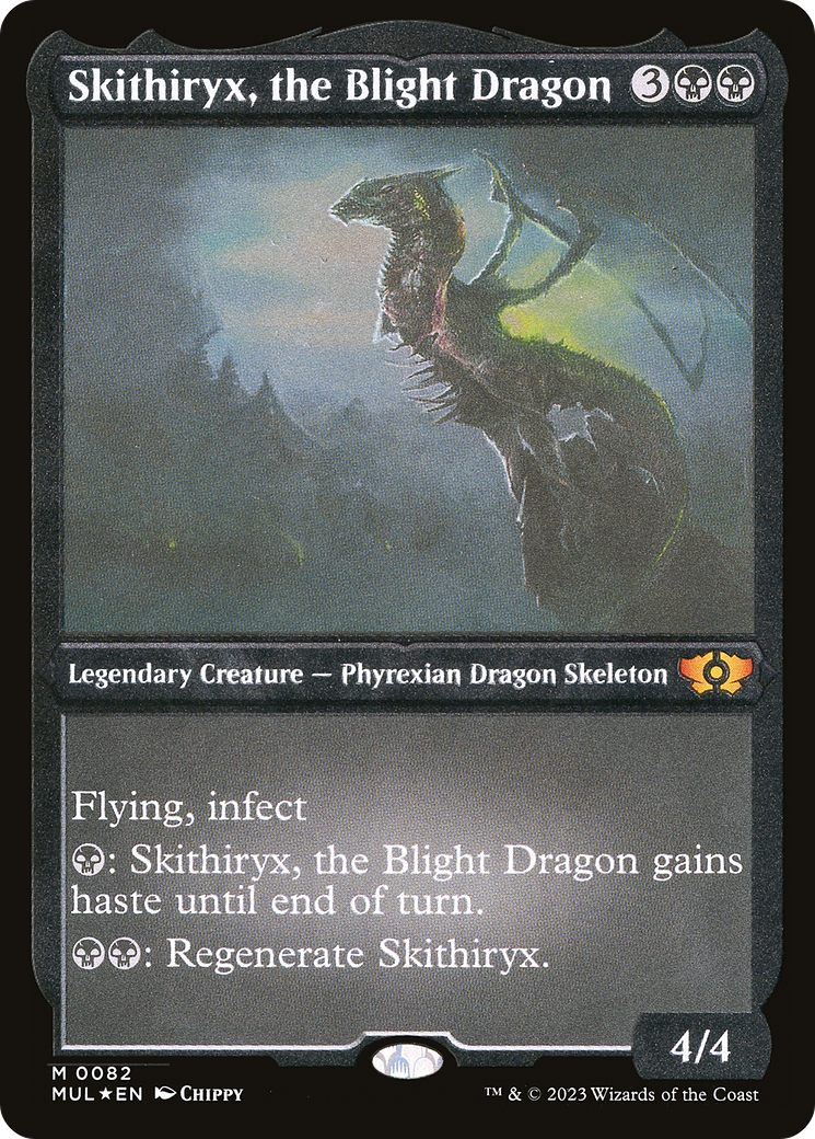 Skithiryx, the Blight Dragon (Foil Etched) [Multiverse Legends] | Devastation Store