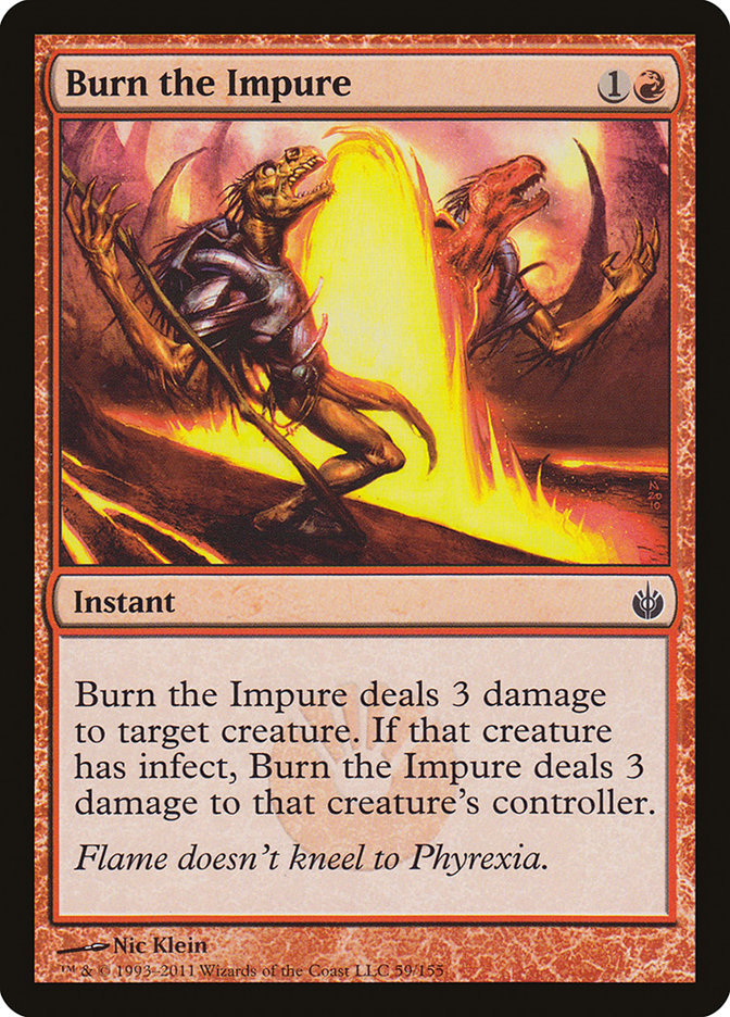 Burn the Impure [Mirrodin Besieged] | Devastation Store