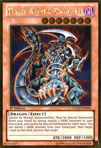 Dark Armed Dragon [PGLD-EN064] Gold Rare | Devastation Store