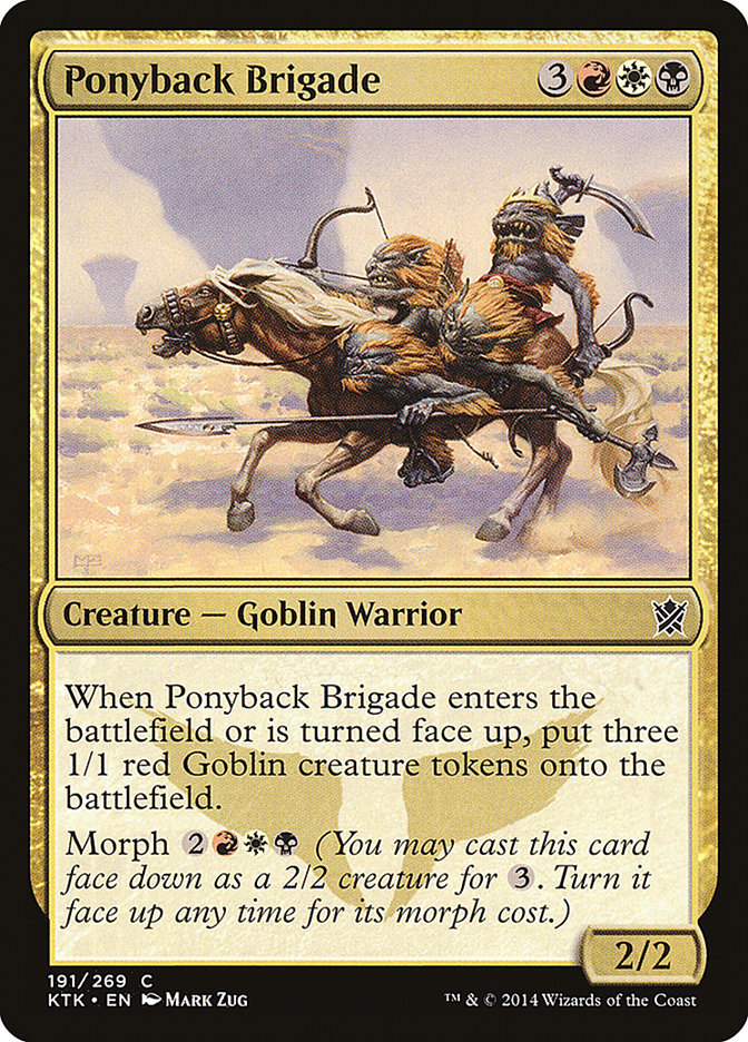 Ponyback Brigade [Khans of Tarkir] - Devastation Store | Devastation Store