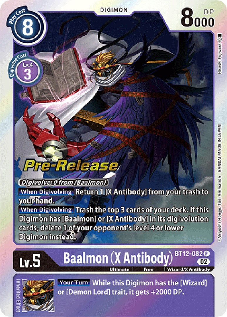 Baalmon (X Antibody) [BT12-082] [Across Time Pre-Release Cards] | Devastation Store