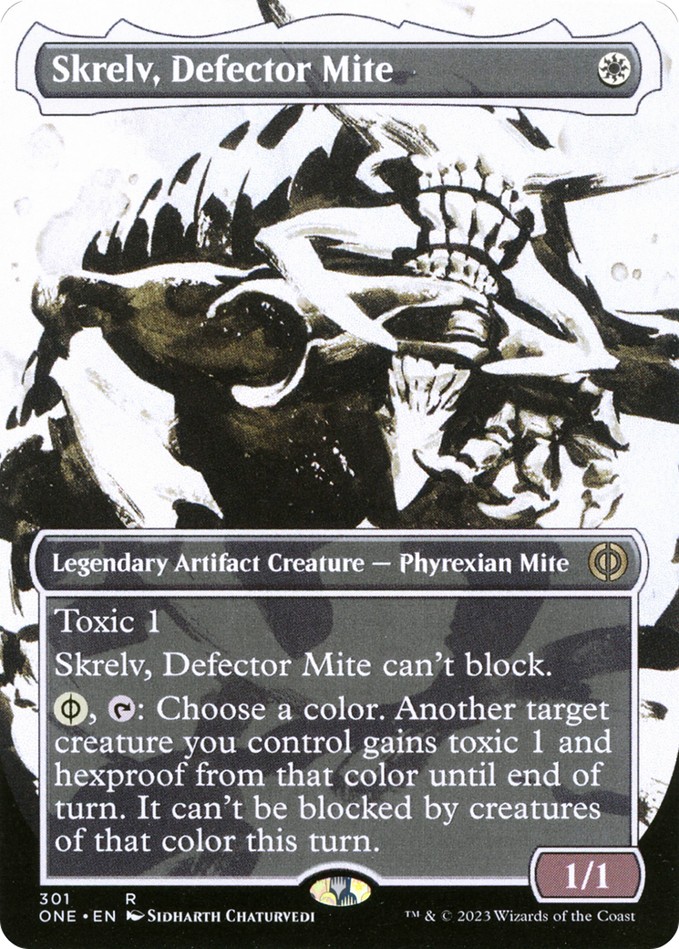 Skrelv, Defector Mite (Borderless Ichor) [Phyrexia: All Will Be One] | Devastation Store