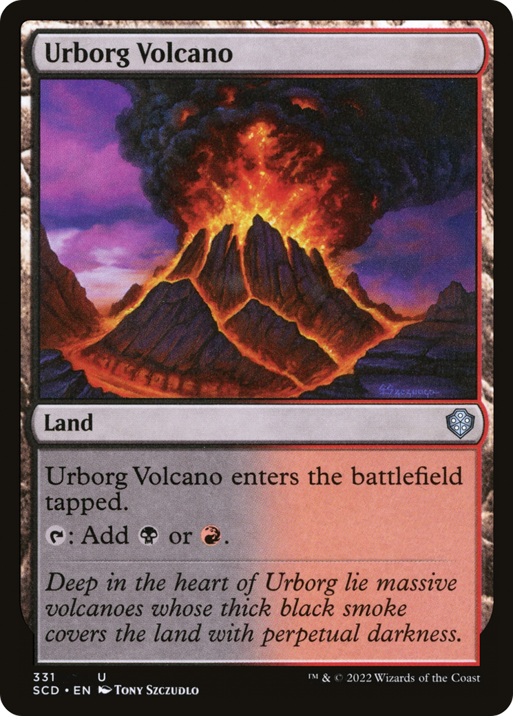 Urborg Volcano [Starter Commander Decks] | Devastation Store