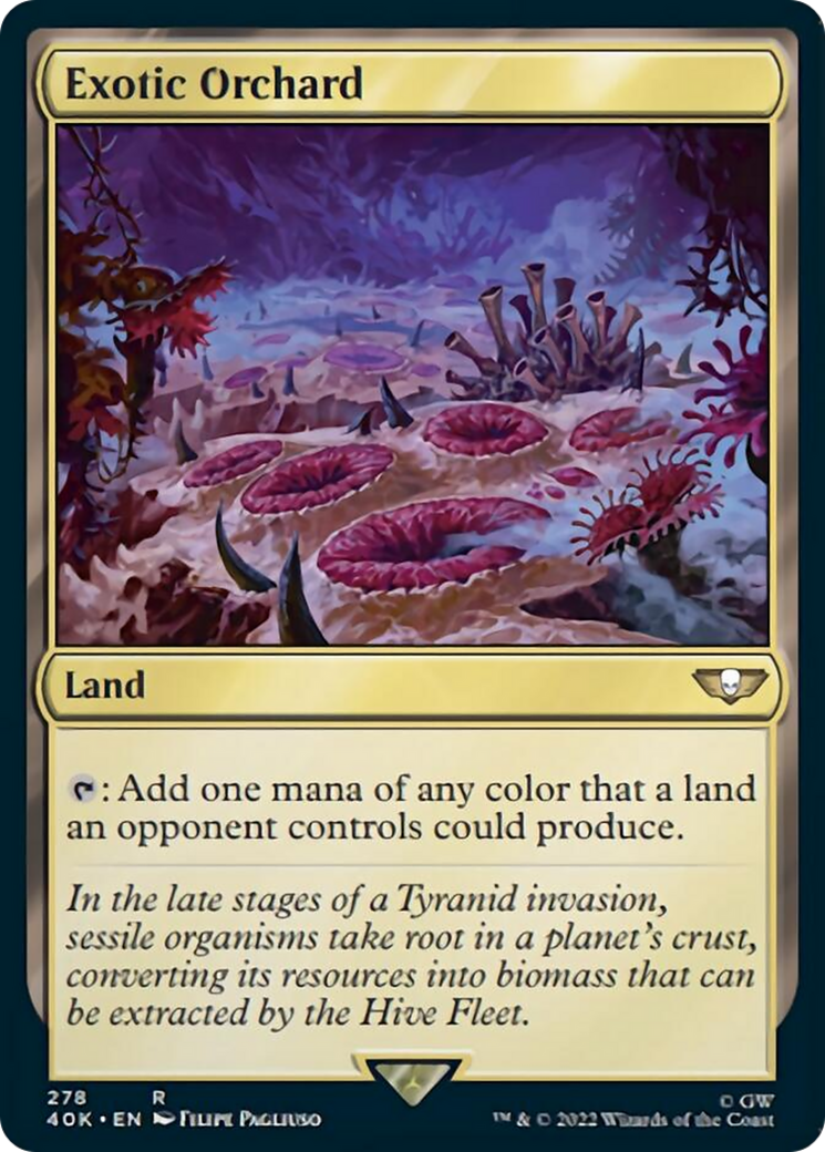 Exotic Orchard (Surge Foil) [Universes Beyond: Warhammer 40,000] | Devastation Store