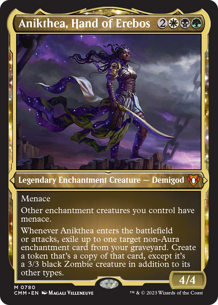 Anikthea, Hand of Erebos (Display Commander) (Foil Etched) [Commander Masters] | Devastation Store