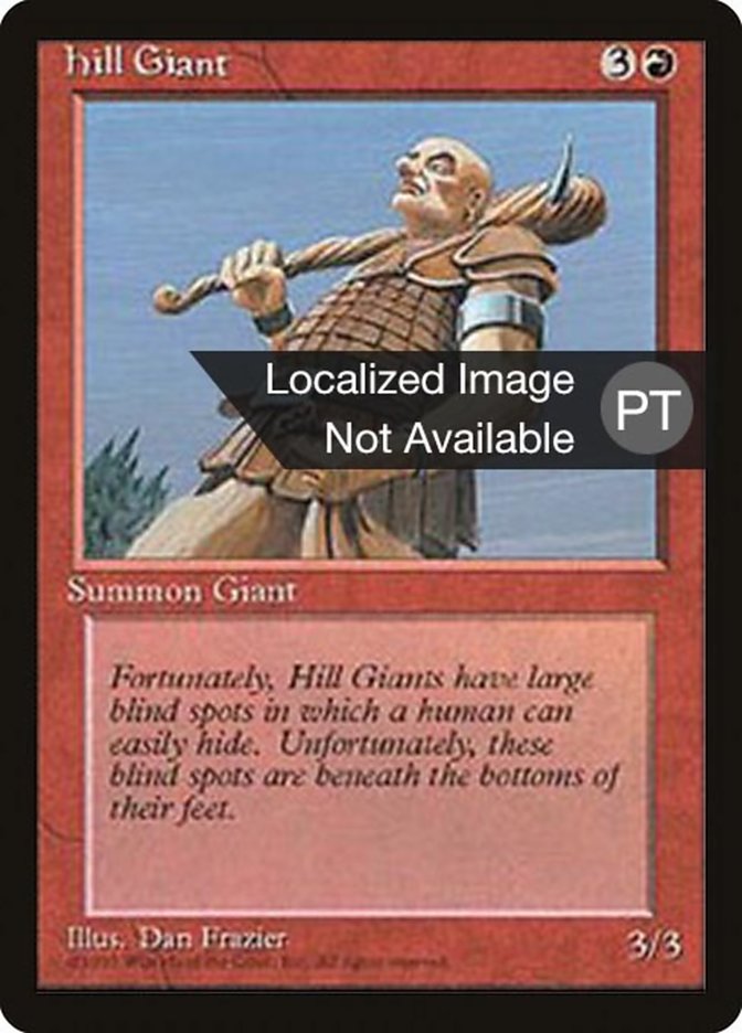 Hill Giant [Fourth Edition (Foreign Black Border)] | Devastation Store