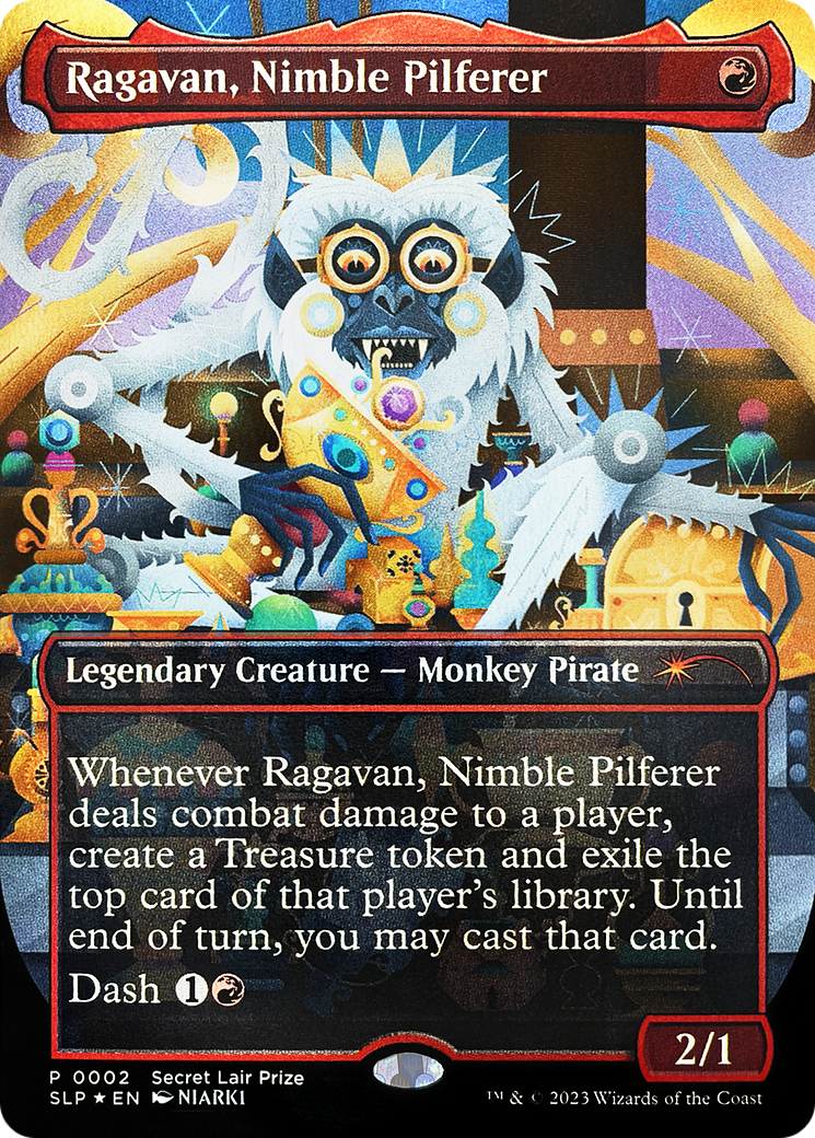 Ragavan, Nimble Pilferer (Borderless) [Secret Lair Showdown] | Devastation Store