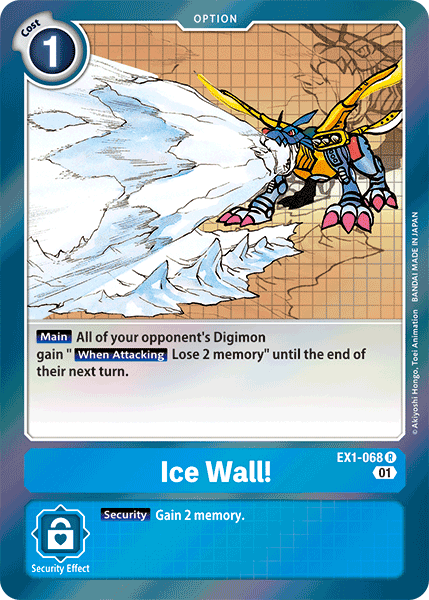 Ice Wall! [EX1-068] [Classic Collection] | Devastation Store