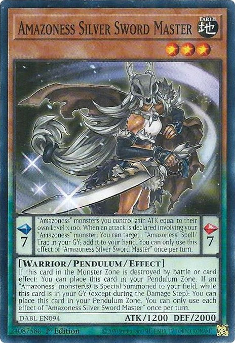 Amazoness Silver Sword Master [DABL-EN094] Common | Devastation Store