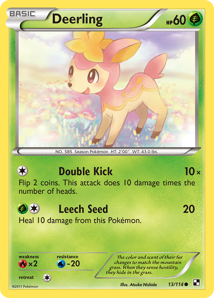 Deerling (13/114) [Black & White: Base Set] | Devastation Store