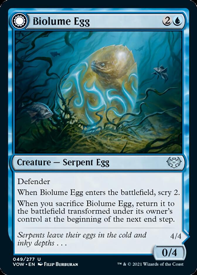 Biolume Egg // Biolume Serpent [Innistrad: Crimson Vow] | Devastation Store