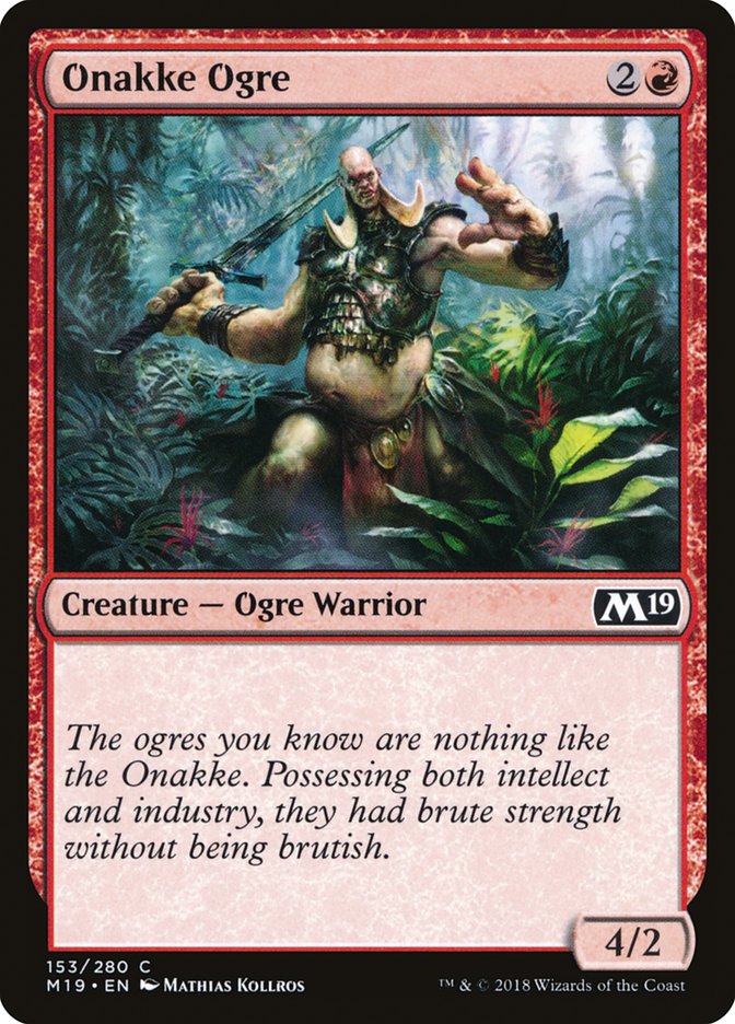 Onakke Ogre [Core Set 2019] | Devastation Store