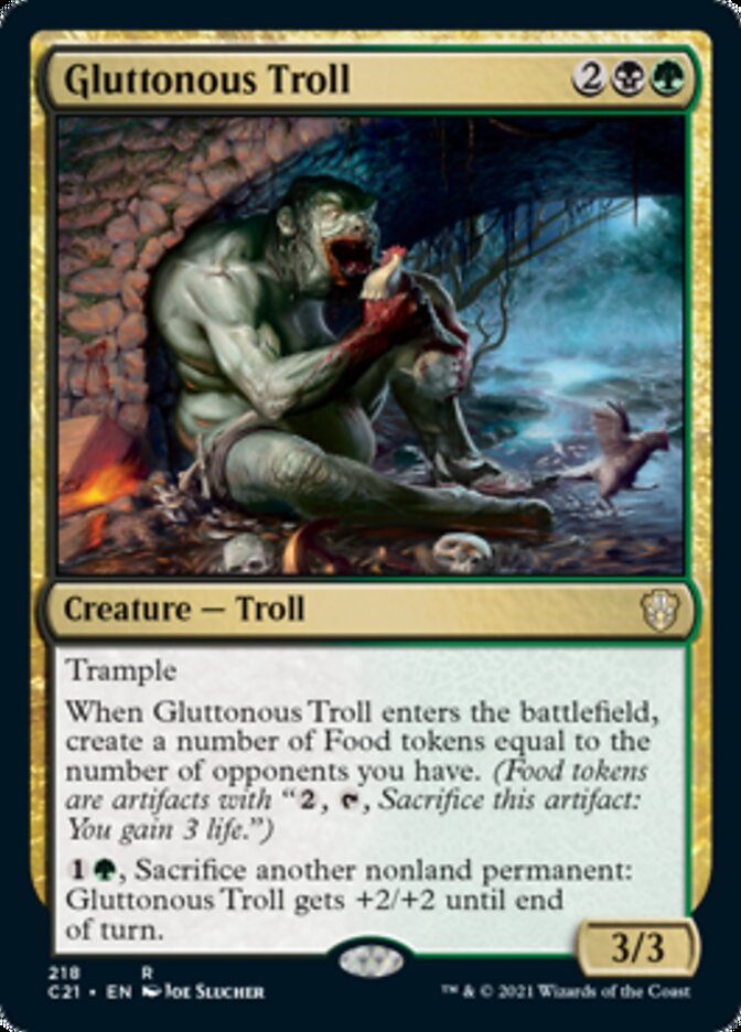 Gluttonous Troll [Commander 2021] | Devastation Store