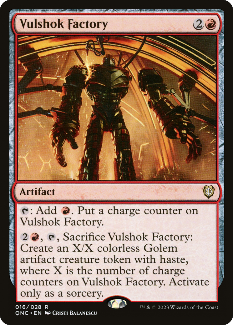 Vulshok Factory [Phyrexia: All Will Be One Commander] | Devastation Store