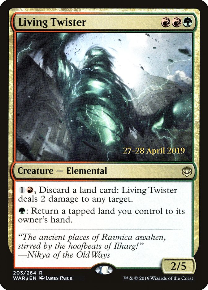 Living Twister  [War of the Spark Prerelease Promos] | Devastation Store