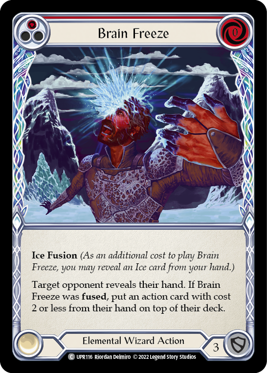 Brain Freeze (Red) [UPR116] (Uprising)  Rainbow Foil | Devastation Store