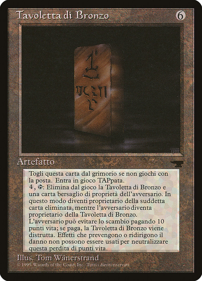 Bronze Tablet (Italian) - "Tavoletta di Bronzo" [Rinascimento] | Devastation Store
