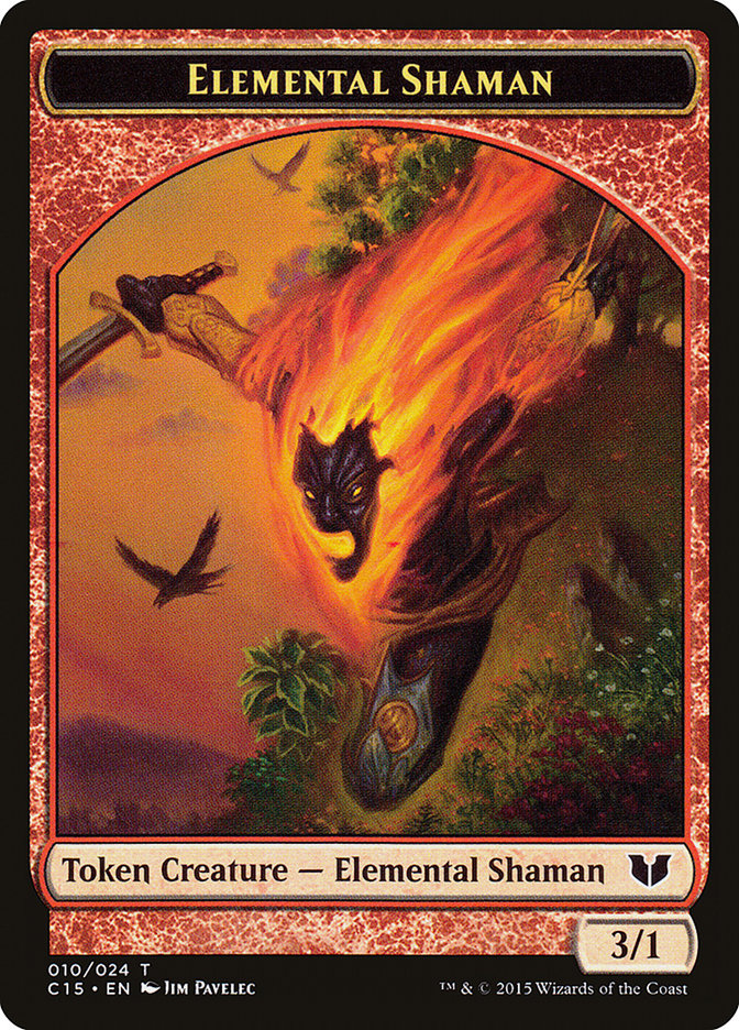 Elemental Shaman Token [Commander 2015 Tokens] | Devastation Store