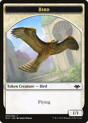 Bird (003) // Serra the Benevolent Emblem Double-sided Token [Modern Horizons Tokens] | Devastation Store