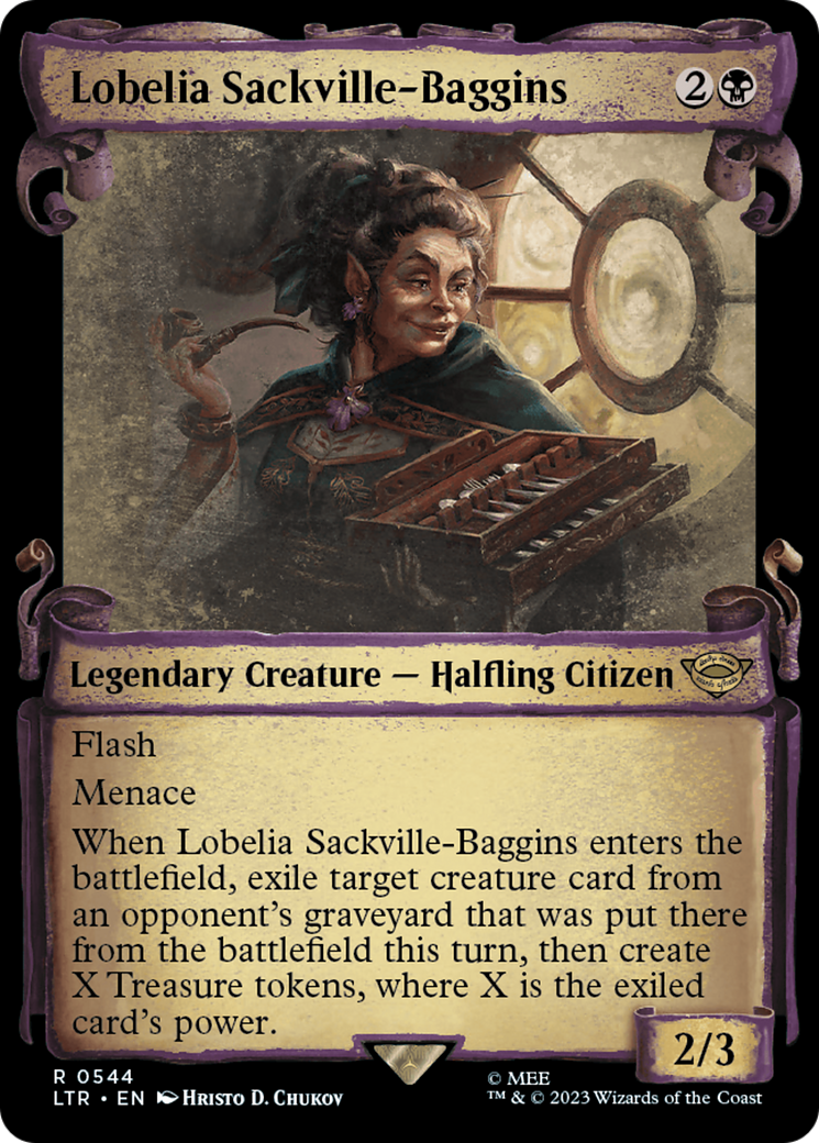 Lobelia Sackville-Baggins [The Lord of the Rings: Tales of Middle-Earth Showcase Scrolls] | Devastation Store
