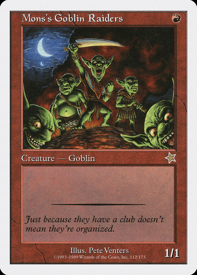 Mons's Goblin Raiders [Starter 1999] | Devastation Store