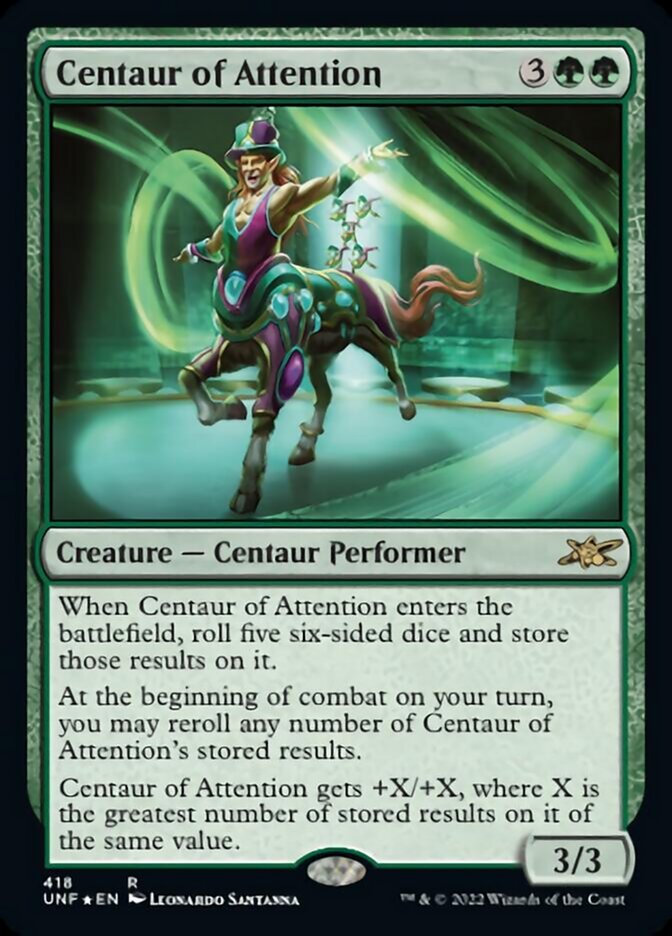 Centaur of Attention (Galaxy Foil) [Unfinity] | Devastation Store