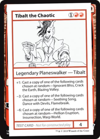 Tibalt the Chaotic (2021 Edition) [Mystery Booster Playtest Cards] | Devastation Store