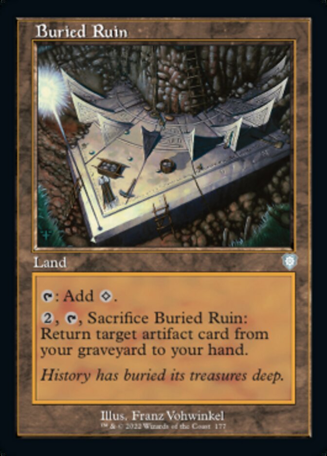 Buried Ruin (Retro) [The Brothers' War Commander] | Devastation Store
