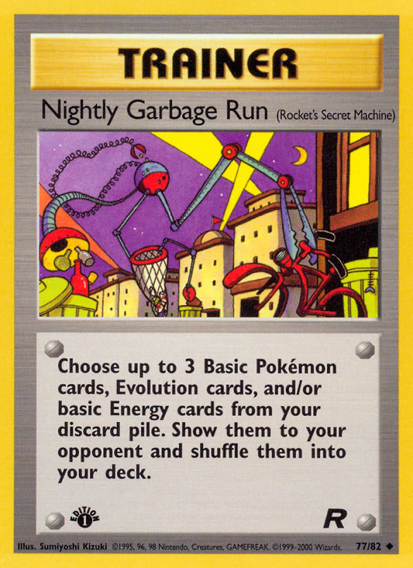 Nightly Garbage Run (77/82) [Team Rocket 1st Edition] | Devastation Store
