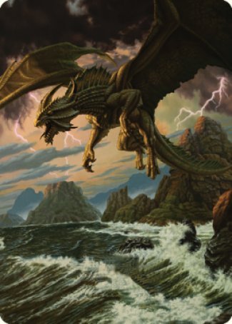 Ancient Bronze Dragon Art Card (03) [Commander Legends: Battle for Baldur's Gate Art Series] | Devastation Store