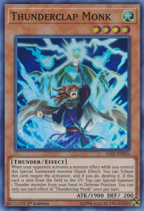 Thunderclap Monk [SAST-EN026] Super Rare | Devastation Store