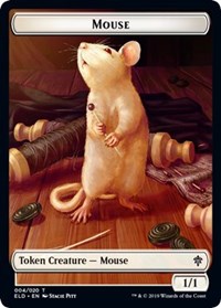 Mouse // Food (17) Double-sided Token [Throne of Eldraine Tokens] | Devastation Store