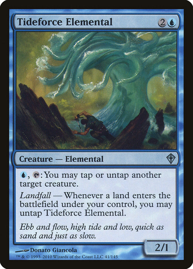 Tideforce Elemental [Worldwake] | Devastation Store