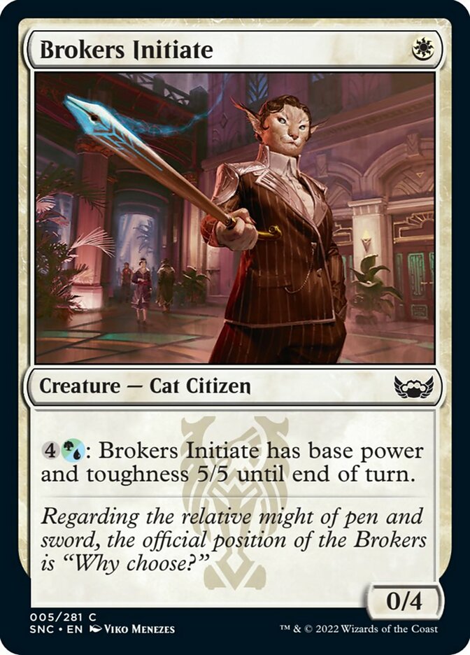 Brokers Initiate [Streets of New Capenna] | Devastation Store