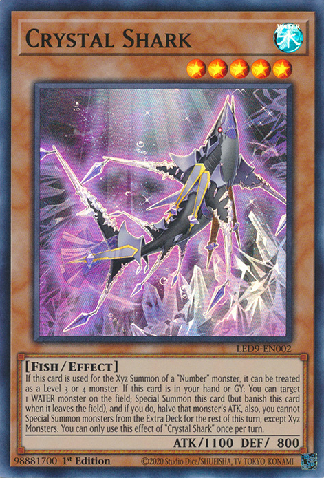 Crystal Shark [LED9-EN002] Super Rare | Devastation Store