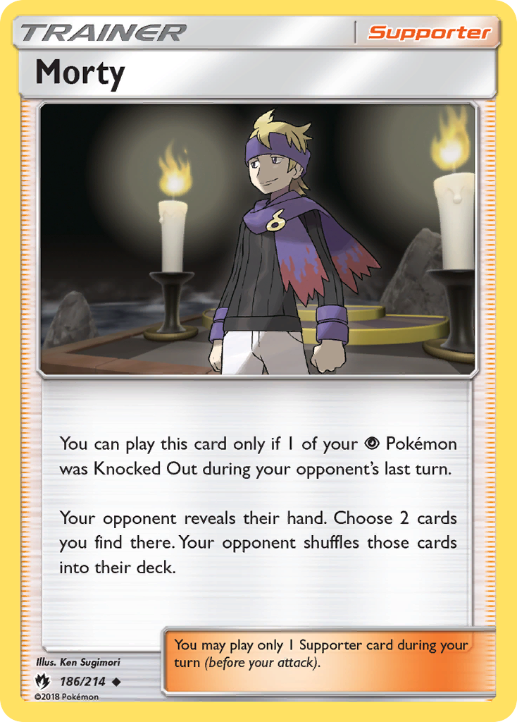 Morty (186/214) [Sun & Moon: Lost Thunder] | Devastation Store