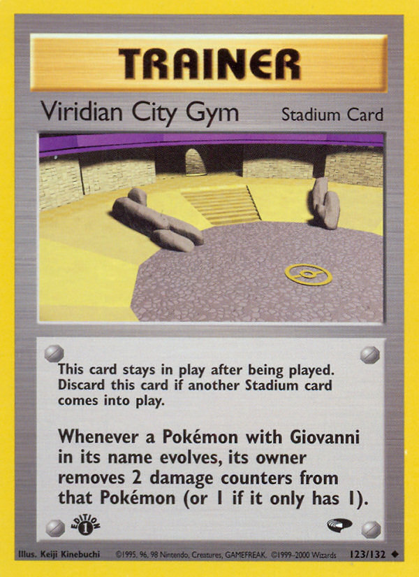 Viridian City Gym (123/132) [Gym Challenge 1st Edition] | Devastation Store