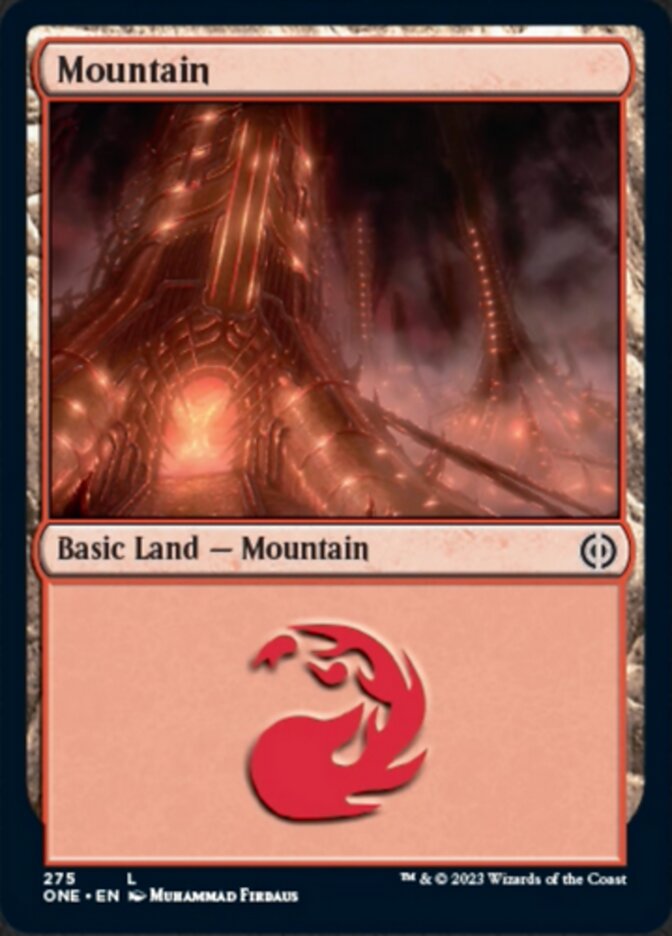 Mountain (275) [Phyrexia: All Will Be One] | Devastation Store