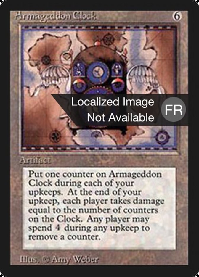 Armageddon Clock [Foreign Black Border] | Devastation Store