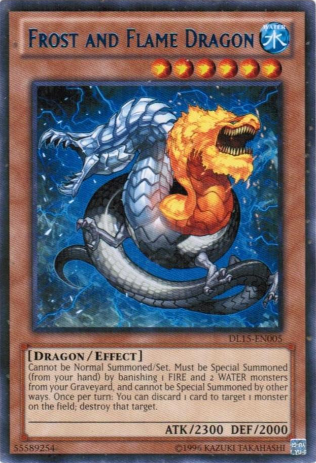 Frost and Flame Dragon (Blue) [DL15-EN005] Rare | Devastation Store