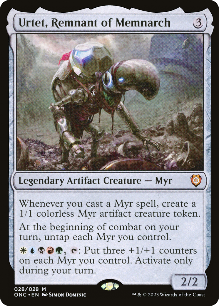 Urtet, Remnant of Memnarch [Phyrexia: All Will Be One Commander] | Devastation Store