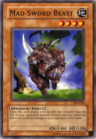Mad Sword Beast [TP4-020] Common | Devastation Store