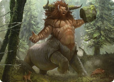 Stonehoof Chieftain Art Card [Commander Masters Art Series] | Devastation Store