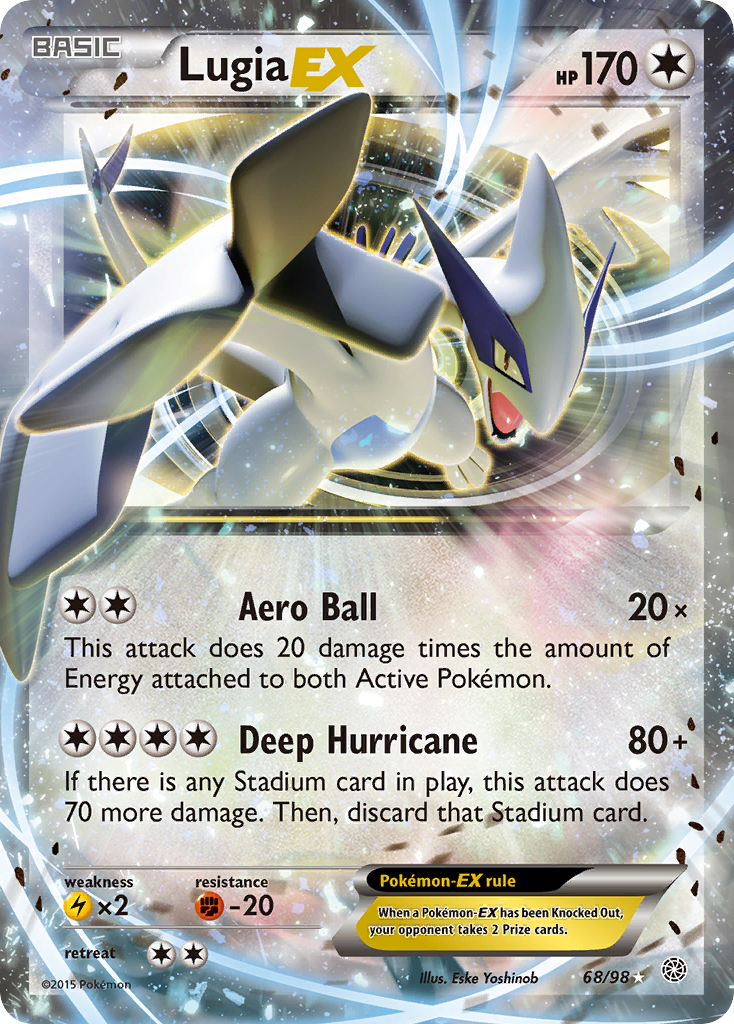 Lugia EX (68/98) [XY: Ancient Origins] | Devastation Store