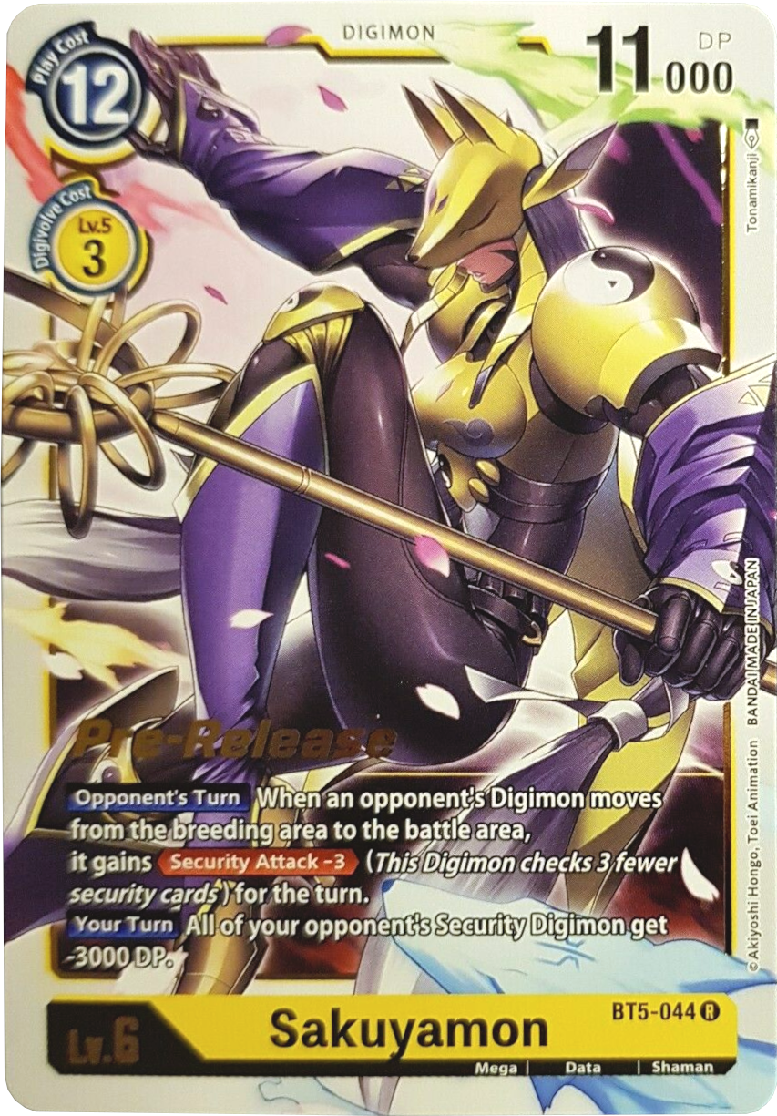 Sakuyamon [BT5-044] [Battle of Omni Pre-Release Promos] | Devastation Store