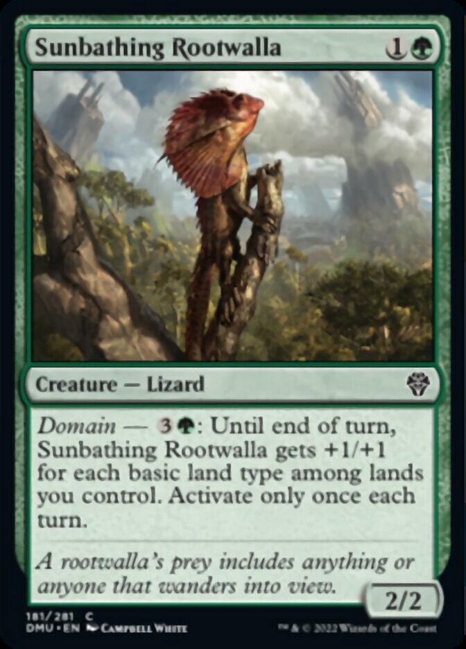 Sunbathing Rootwalla [Dominaria United] | Devastation Store