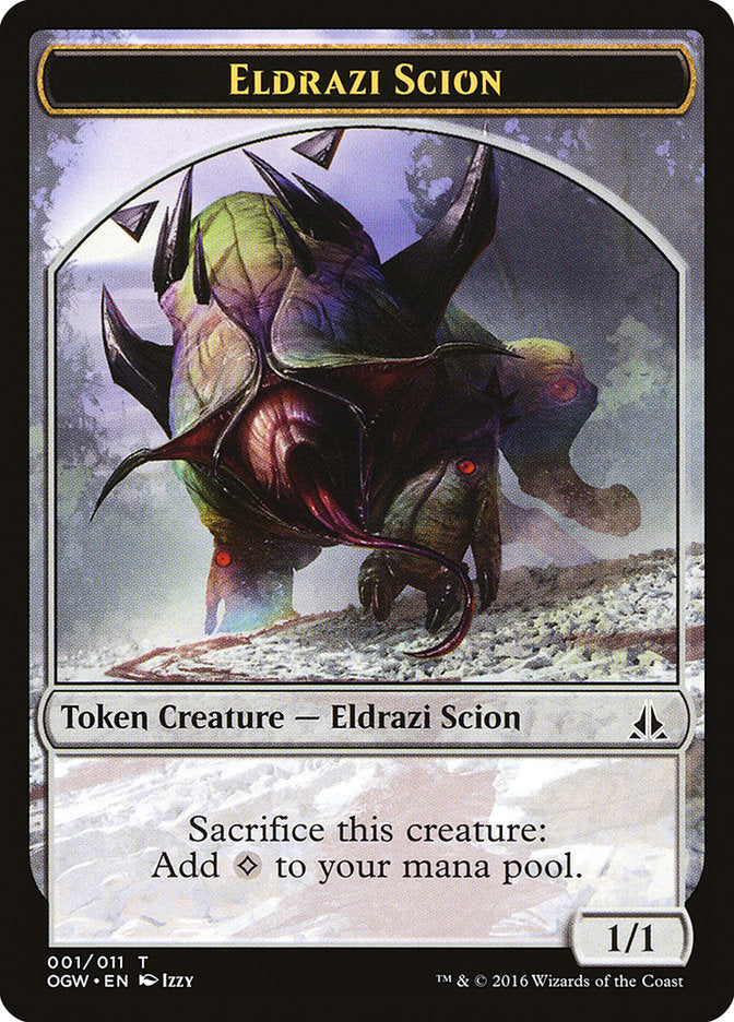 Eldrazi Scion (001/011) [Oath of the Gatewatch Tokens] | Devastation Store