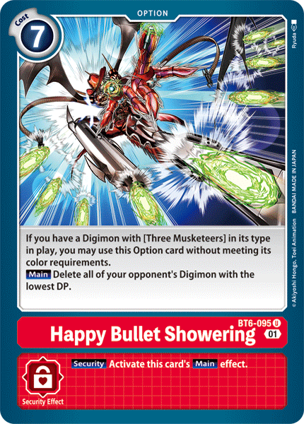 Happy Bullet Showering [BT6-095] [Double Diamond] | Devastation Store