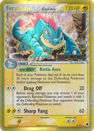 Feraligatr (2/101) (Delta Species) (Stamped) [EX: Dragon Frontiers] | Devastation Store